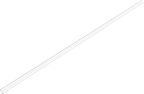 uxcell 2pcs Clear Rigid Tubing 4mm(5/32'') ID x 6mm(1/4'') OD x 2Ft Length Round Plastic Polycarbonate Tube in Saudi Arabia