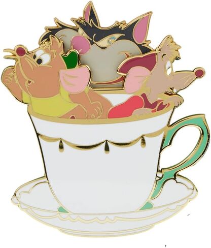 Loungefly Disney Cinderella Peeking Lucifer 3" Collector Box Pin in Saudi Arabia