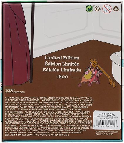 Loungefly Disney Cinderella Peeking Lucifer 3" Collector Box Pin in Saudi Arabia