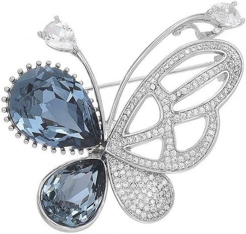 Butterfly Bee Brooches for Women Rhinestone Butterfly Bee Brooch Pin Bee Butterfly Lapel Pins Jewelry Valentine's Day Gifts for Her Wife in Saudi Arabia