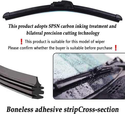 4 قطع من شفرات ممسحة الزجاج الأمامي، 32 بوصة قابلة للتشذيب بنفسك، بدون إطار بدون إطار، شفرات ممسحة الزجاج الأمامي بدون عظم، قطع غيار وإكسسوارات السيارات العالمية in Kuwait