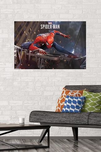 Trends International Marvel Comics - Spider-Man - ملصق حائط أكشن، 22.375 بوصة × 34 بوصة، نسخة غير مؤطرة in Saudi Arabia
