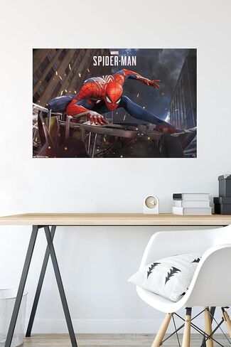 Trends International Marvel Comics - Spider-Man - ملصق حائط أكشن، 22.375 بوصة × 34 بوصة، نسخة غير مؤطرة in Saudi Arabia