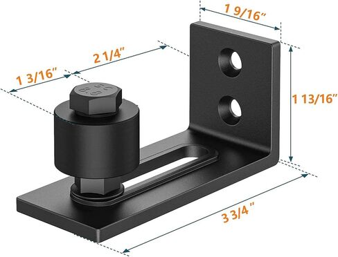 Sliding Barn Door Floor Guide, Adjustable Stay Roller, Flat &Flush Bottom Design, Anti-Rust Smooth Bearings in Kuwait