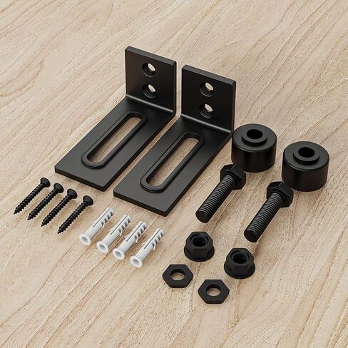 Sliding Barn Door Floor Guide, Adjustable Stay Roller, Flat &Flush Bottom Design, Anti-Rust Smooth Bearings in Kuwait