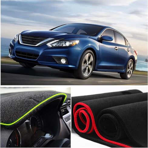 Dash Mat Cover Custom Interior Center Console Mat Compatible with Nissan Altima S SR SV and SL Sedan 2013 2014 2015 2016 2017 2018 Dashboard mat Covers Accessories in Saudi Arabia