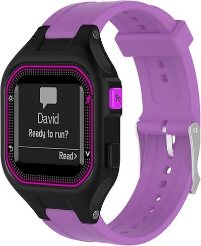 Compatible for Garmin Forerunner 25(Women's) Band, Silicone Wristband Replacement Watch Band Strap for Garmin Forerunner 25, Small Size Band in Saudi Arabia
