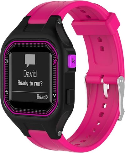 Compatible for Garmin Forerunner 25(Women's) Band, Silicone Wristband Replacement Watch Band Strap for Garmin Forerunner 25, Small Size Band in Saudi Arabia