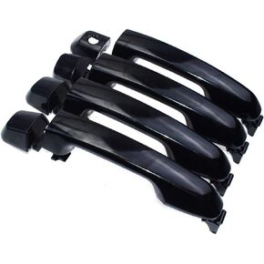 69211-60090 4Pcs,Front Rear Left Right Outside Door Handle Compatible with Toyota Prado Landcruiser 2010-2018