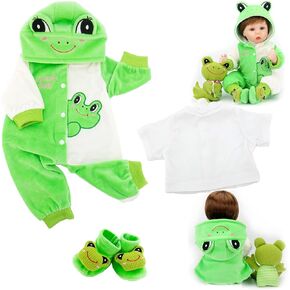 ملابس Aori Reborn Dolls - إكسسوارات ملابس للدمى الواقعية لحديثي الولادة مقاس 20-24 بوصة