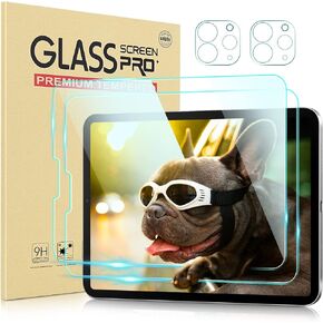 DTTO Screen Protector for iPad Pro 12.9 inch 6th / 5th / 4th / 3rd Generation (2022/2021 / 2020/2018 Released), Tempered Glass Film with Camera Protector Guard for iPad Pro 12.9" - 1 Pack