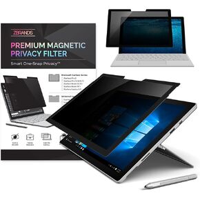 ZBRANDS // Microsoft Surface Pro Magnetic Privacy Screen Anti-Glare | Anti-Spy Glass Screen Film (Surface Pro 4/5/6/7)