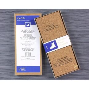 The 90s Mistaken Lyrics Coasters