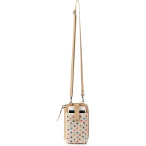 The Sak Silverlake N/S Smartphone Crossbody, Ecru Multi Beads in Saudi Arabia