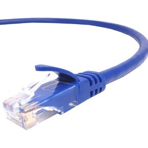 كابل Ethernet LAN (10 أقدام) - يدعم معايير Cat6 / Cat5e / Cat5، 550 ميجا هرتز، 10 جيجابت في الثانية - سلك شبكة الكمبيوتر RJ45 (أزرق، 10 قدم) in Kuwait