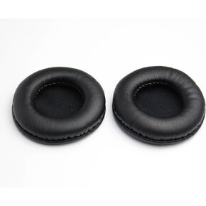 Replacement Earpads Leather Ear Cushions Spare Ear Pads Kit Fit Universal Diameter (60mm)