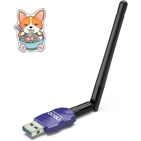 Class 1 Long Range Bluetooth Adapter for PC, QGOO USB Bluetooth Adapter for PC 5.3+EDR, Bluetooth Dongle Bluetooth Receiver Support Windows10/8.1/8/7（blue-148）