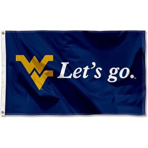 West Virginia Mountaineers Let's Go Flag