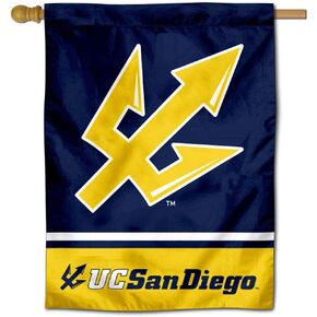 College Flags & Banners Co. San Diego Tritons House Flag Banner