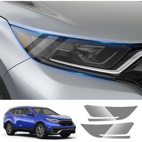 Car Headlight Protective Film for Honda CR-V CRV 2017 2018 2019 2020 2021 2022 and CR-V Hybrid 2020-2022 Auto Accessories Exterior Decor Matte Black Smart Tint TPU Cover Vinyl Wrap Self Sticker