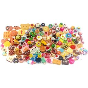 Miniature Food Drink Bottles Pretend Play Kitchen Game Party Toys (Random 20pc Foods)
