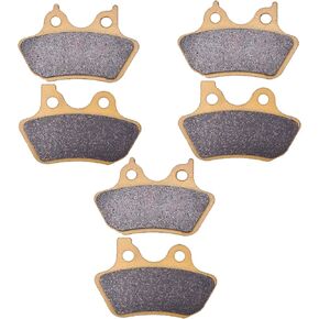 Ceramic Brake Pads Set FA400 for Harley 00-03 Sportster XL883 XL1200丨00-07 FLHTCU-I Electra Glide Ultra Classic丨FLHRCi Road King Classic丨FLHT/FLHTi Electra Glide Standard丨FLTR/FLTR-i Road Glide