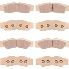 Youxmoto Sintered Brake Pads Fit for YAMAHA YXZ 1000R SE SS 2016 2017 2018 2019 2020 2021, Front and Rear Brake Pads Fit for YAMAHA YXE10 Wolverine, replace for 2HC-25805-00-00, 2HC-25806-00-00