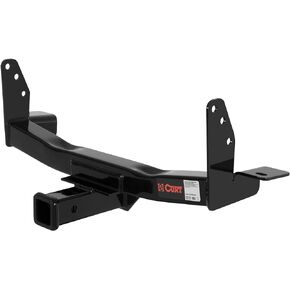 CURT 31023 2-Inch Front Receiver Hitch, Select Chevrolet Silverado, GMC Sierra 2500, 3500 HD, GLOSS BLACK POWDER COAT