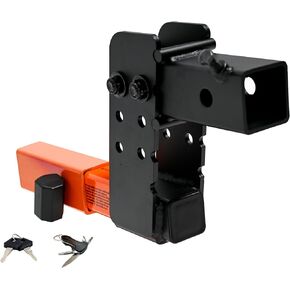 HYPERAX Hitch Extender - Hitch Receiver 2 Inch, Trailer 3"-6" Drop/Rise Hitch Receiver Adapter Extension Class 3 2 Receiver Hitch with Hitch Pin Lockset and Multitool Keychain