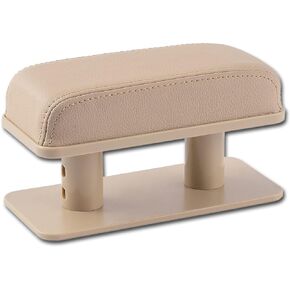 Adjustable Height Car Armrest Left Elbow Support Pad Anti-Fatigue Car Door Armrest Rest Pad (Beige)