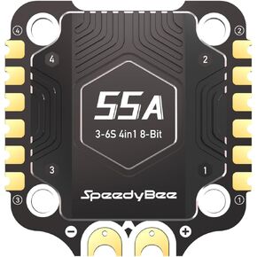 SpeedyBee F405 V4 BLS 55A 30x30 4in1 ESC Board: 3-6S Supported for Speedybee F405 V4 FPV Drone Flight Controller FC Stack