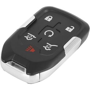 X AUTOHAUX New Car Replacement Keyless Remote Key Fob Shell Case Black 13508280 for GMC Yukon 2014-2018 Yukon Xl 2015-2018 for Chevrolet Tahoe Suburban 2014-2018