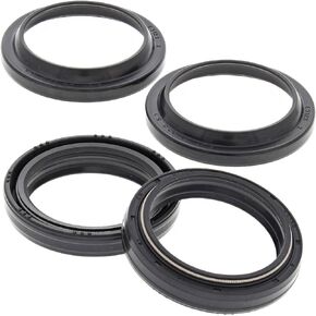 All Balls Racing 56-130 Fork and Dust Seal Kit Compatible with/Replacement for Honda Suzuki