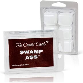 Swamp Ass- Horrible Smelling Nasty Scented Melt- Maximum Scent Wax Cubes/Melts- 1 Pack -2 Ounces- 6 Cubes