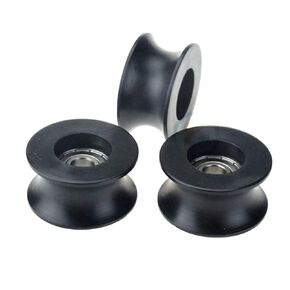 5Pcs 8x40x20mm U Groove Nylon Guide Pulley Wheel Bearing Track Roller Bearing