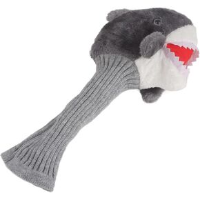 Golfball Wood Driver Headcover,Golfball Head Covers Plush Cloth Head Shape Golfball Club Protector Easy On Off Club Cover Stuff