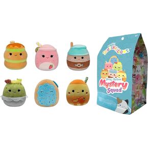 squishmallows Official Kellytoys 8 Inch Scented Mystery Bag Food Squad Pancake Poptart Coffee Orange Juice Burrito Pink Lemonaid, Vary