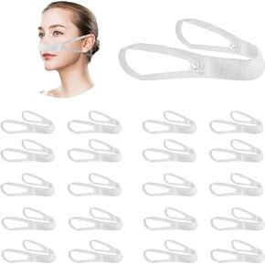Nose Bandage, Nasal Bandage Nose Surgery Elastic Bandage Dressing Holder for Nose Surgery Elastic Bandage Post Surgical Procedures Nasal Postoperative Supplies(20 Pcs)