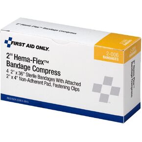 First Aid Only 2-006 Hema-Flex Bandage Compress, 36 Length x 2 Width