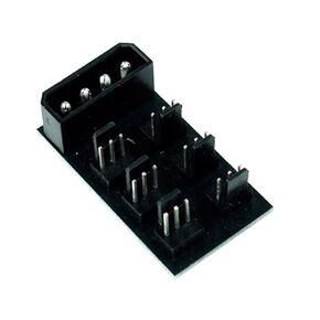 Phobya 81097 Fan, Cooler and Radiator - Fans, Coolers and Radiators (3 Pin, Black, Plastic, 25 mm, 45 mm, 18 mm)