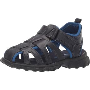 carter's Boy's Douglas Casual Fisherman Sandal, Navy, 10 M US Toddler