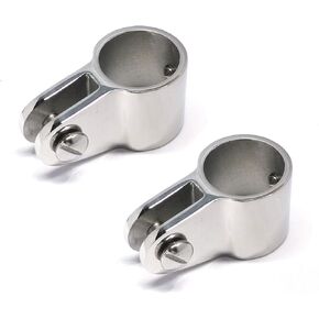 keehui Pair of Marine Grade 316 SS 7/8" I.D.Bimini Top Jaw Slide Boat Hardware Fitting for 7/8" (22.2mm) Round Tube