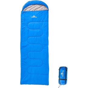 Lightweight Sleeping Bag 2.43lbs, Backpacking Sleeping Bag 46℉-59℉, Nylon Shell and Lining, Waterproof, Compact, Ultralight Sleeping Bag for Backpacking Camping Hiking