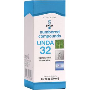 UNDA 32 Numbered Compounds | Homeopathic Preparation | 0.7 fl. oz.