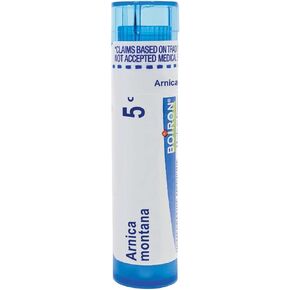 Boiron Arnica Montana 5C for Muscle Pain, Stiffness, Swelling from Injuries & Bruises - 80 Pellets