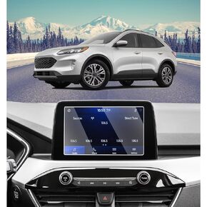 لـ 2013 2014 2015 2016-2021 Ford Escape Sync3 8 بوصة واقي شاشة من الزجاج المقسى 9H صلابة مضادة لبصمات الأصابع ومضادة للخدش ومضادة للوهج ملحقات شاشة LCD تعمل باللمس