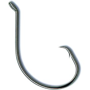 Mustad Demon Perfect Circle, Up Eye, in-Line 1X Fine Wire - Black Nickel-Size 7/0 - Pack of 6