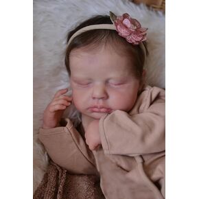 Lifelike Reborn Baby Dolls - Silicone Full Body Girl 20 Inch Waterproof Anatomically Correct Baby Doll Soft, Realistic, Poseable with Feeding Kit, Perfect for Kids Age 3+ in Saudi Arabia