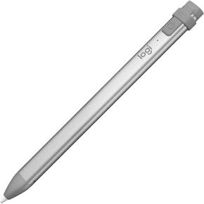 Logitech Crayon Digital Pencil for iPad Pro 12.9-Inch (5th, 6th Gen), 11-Inch (2nd, 3rd, 4th gen), iPad (7th, 8th, 9th and 10th Gen), iPad Air (3rd, 4th, 5th Gen), iOS 12.2 & Above - Grey (Renewed)Q