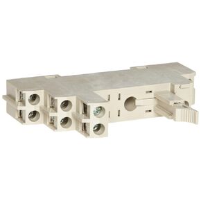 Omron P2RF-05-E General Purpose Socket, Track/Surface Mounting, Screw Terminal, Finger Protect Type, For Use With G2R-1-S Series Relays